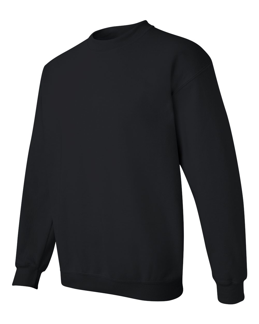 Custom 1 Color Front Print Long Slv Fleece Sweatshirt