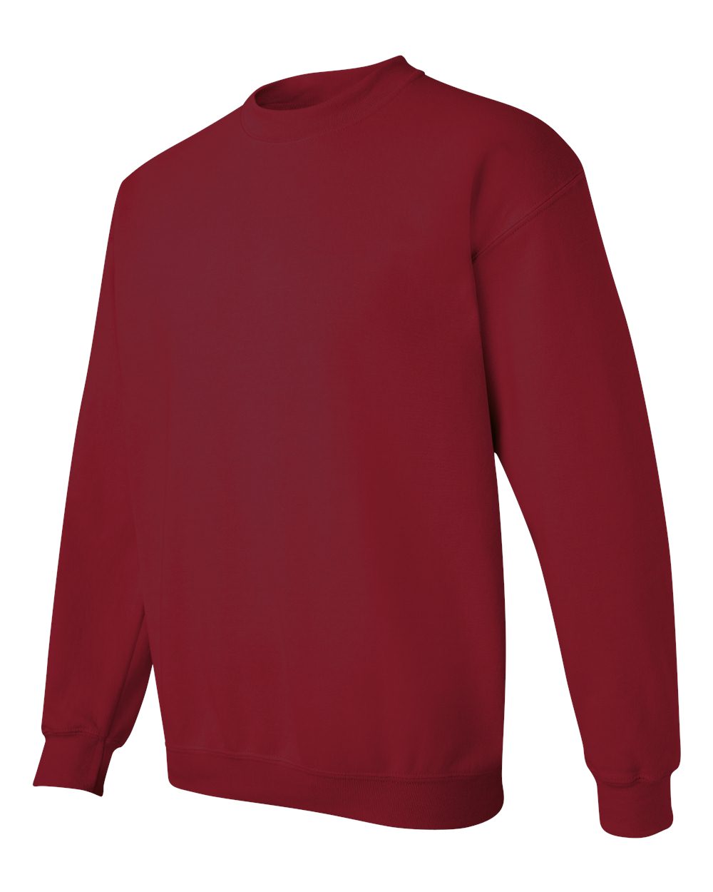 Custom 1 Color Front Print Long Slv Fleece Sweatshirt