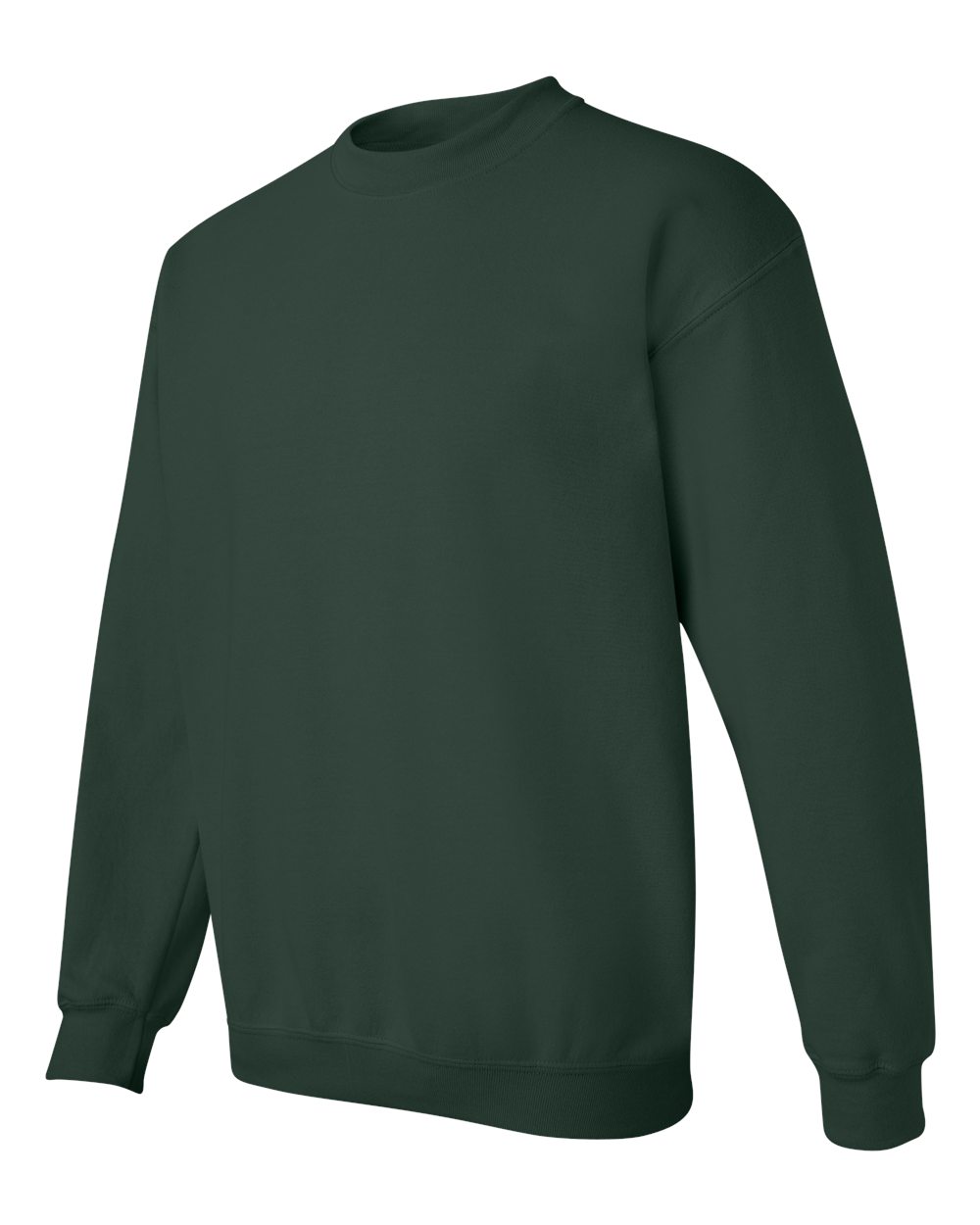 Custom 1 Color Front Print Long Slv Fleece Sweatshirt