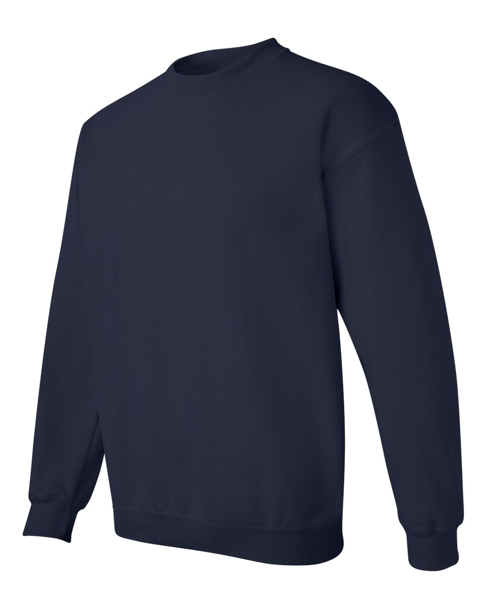 Custom 1 Color Front Print Long Slv Fleece Sweatshirt