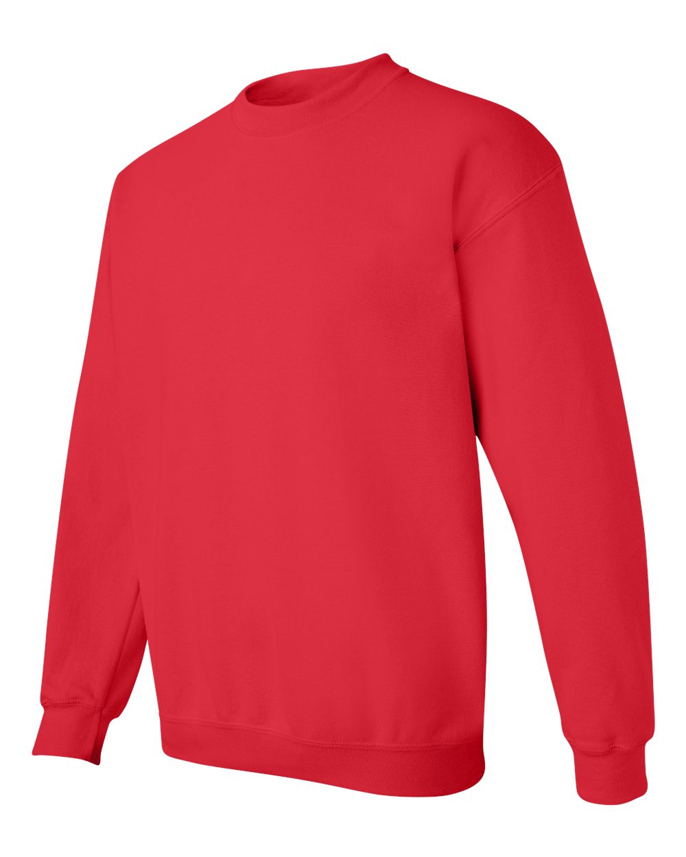 Custom 1 Color Front Print Long Slv Fleece Sweatshirt