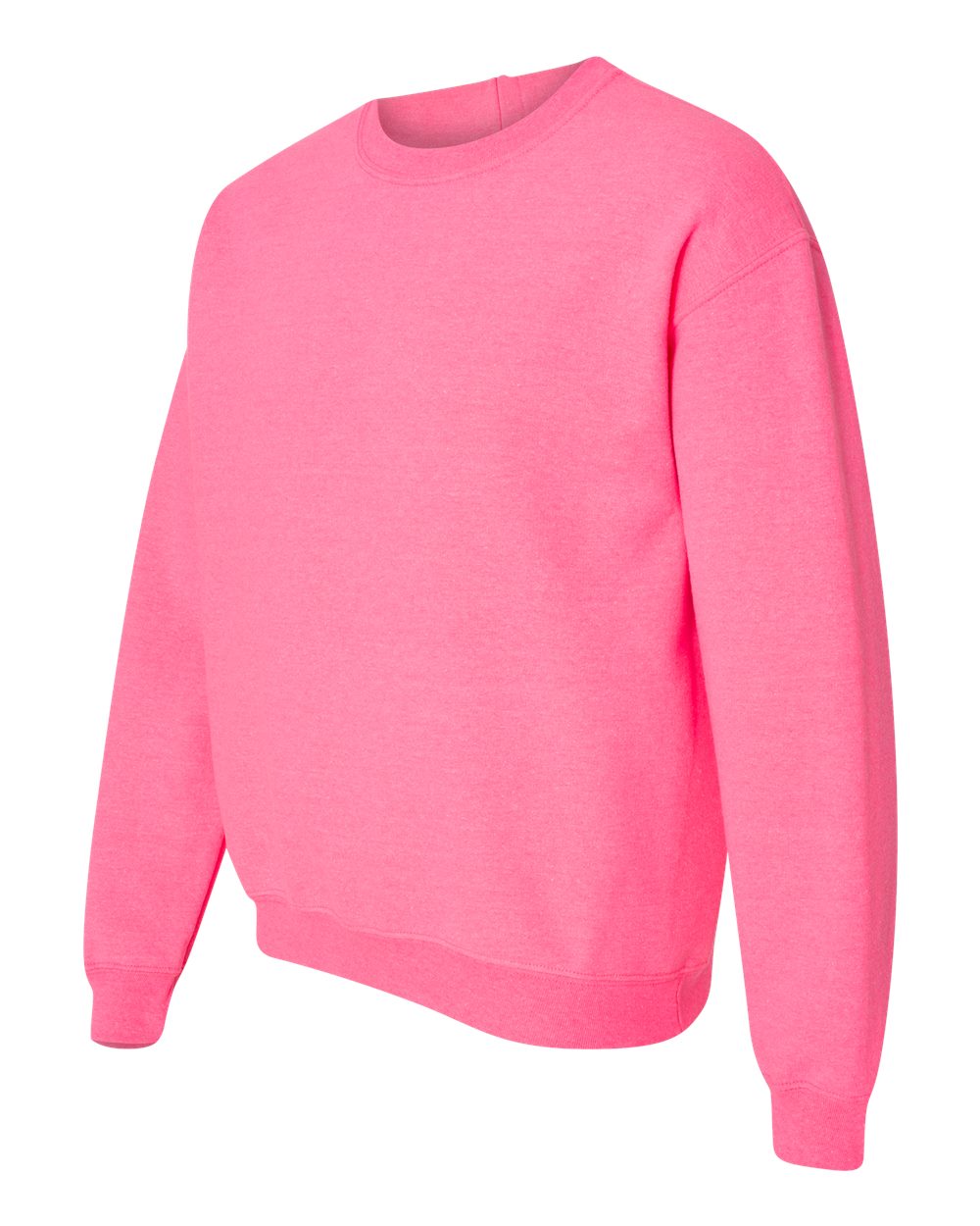 Custom 1 Color Front Print Long Slv Fleece Sweatshirt