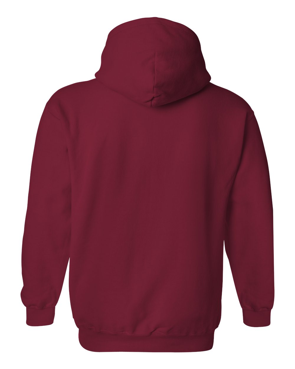 Custom 1 Color Front Print Long Slv Hoodie Fleece Sweatshirt