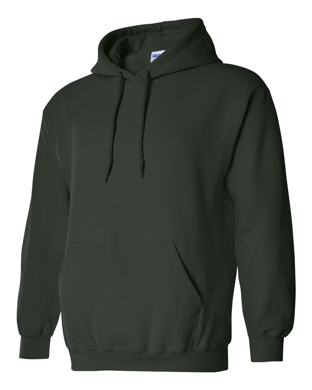 Custom 1 Color Front Print Long Slv Hoodie Fleece Sweatshirt