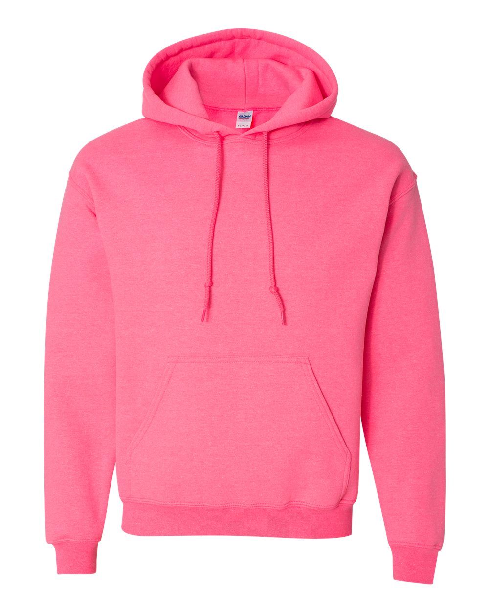 Custom 1 Color Front Print Long Slv Hoodie Fleece Sweatshirt